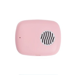 Portable UVC Toothbrush Sterilizer Case with Drying Fan - USB-C Rechargeable, 5-Minute Fast Disinfection(pink)