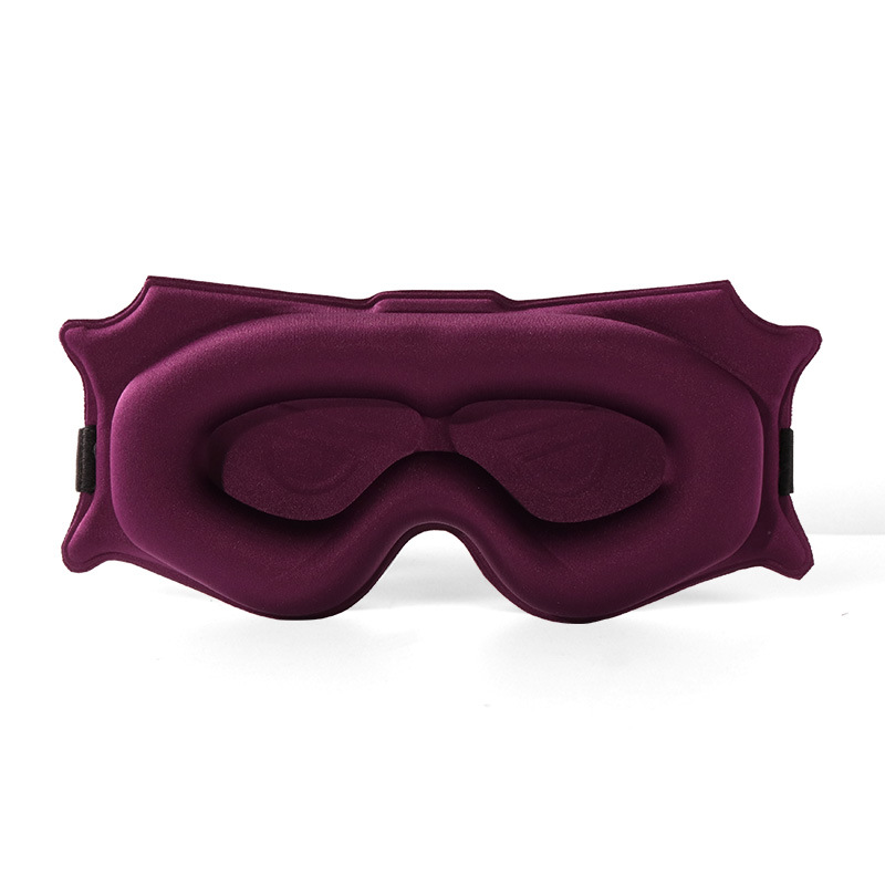3pc 6D Contoured Zero-Pressure Sleep Mask - 360 Light Blocking Eye Mask with Adjustable Strap(Dura)