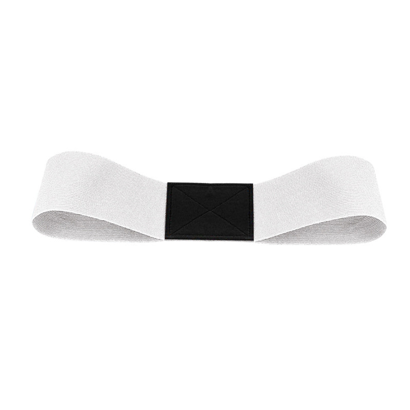 White Golf Swing Trainer Arm Band - Simple Posture Corrector for Improved Alignment & Connection