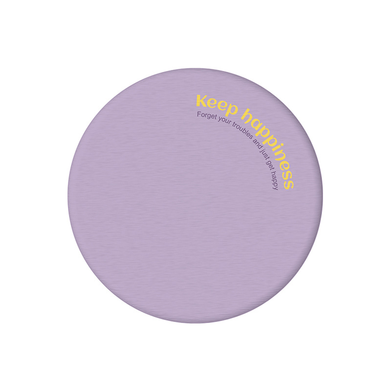2 Pcs Purple Quick-Dry Natural Diatom Mud Coaster - Absorbent Bathroom Sink Mat for Kitchen and Washroom Use