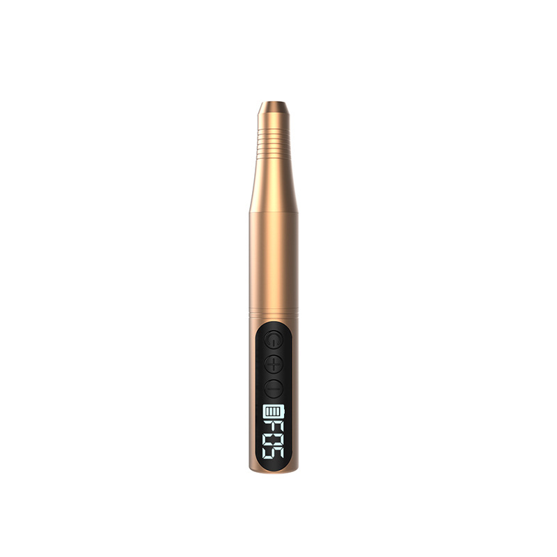 Golden Portable Wireless Professional Electric Nail Drill Machine Includeing 6 Nail Drill Bits- High-Speed 20000 RPM, Adjustable 4-Speeds with LCD Display