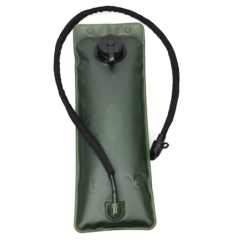 Outdoor Black 2.5L Hydration Bladder for Running & Cycling - Eco-Friendly PEVA Material Water Reservoir Pack Insert with Bite Valve & 93CM Water Pipe
