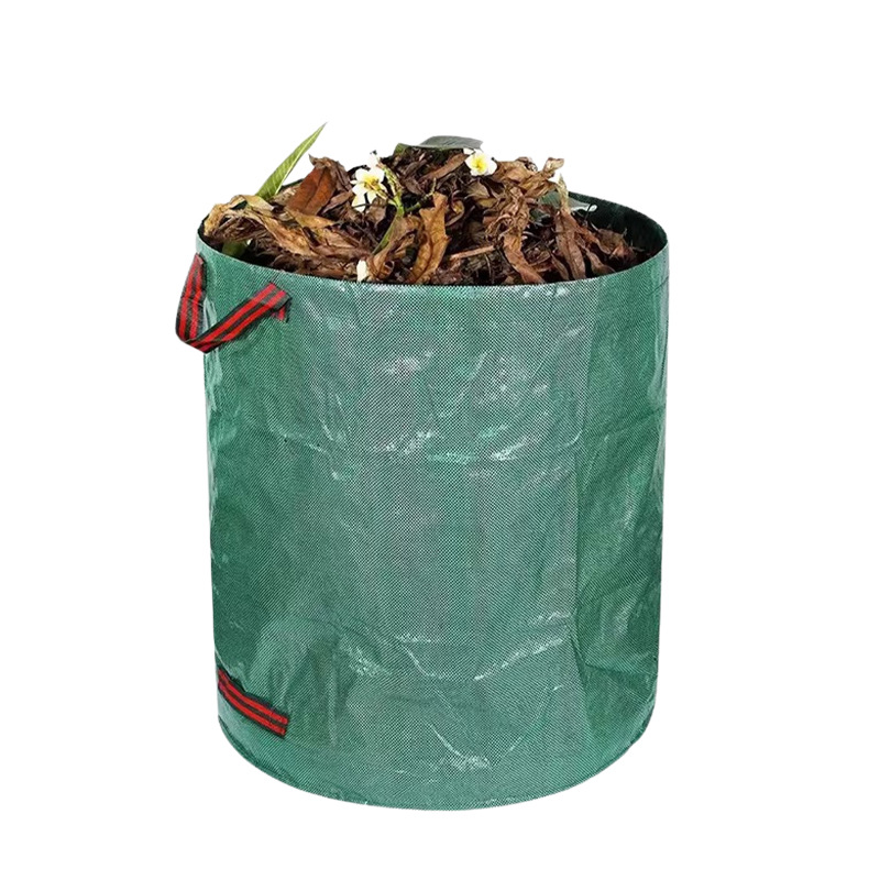 Heavy-Duty Pop-Up Garden Leaf Bag - Large Capacity PP Woven Collection Sack for Leaves, Weeds, Branches & Yard Debris(60L)