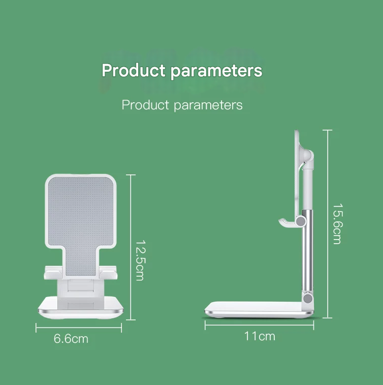 Pink Adjustable Desktop Phone Stand with Height Extension and Foldable Design for Online Classes and Streaming Comfortable Hands-Free Solution for Local Users