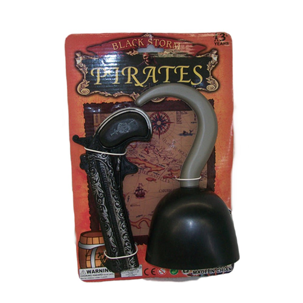 3X Pirate gun & hook set