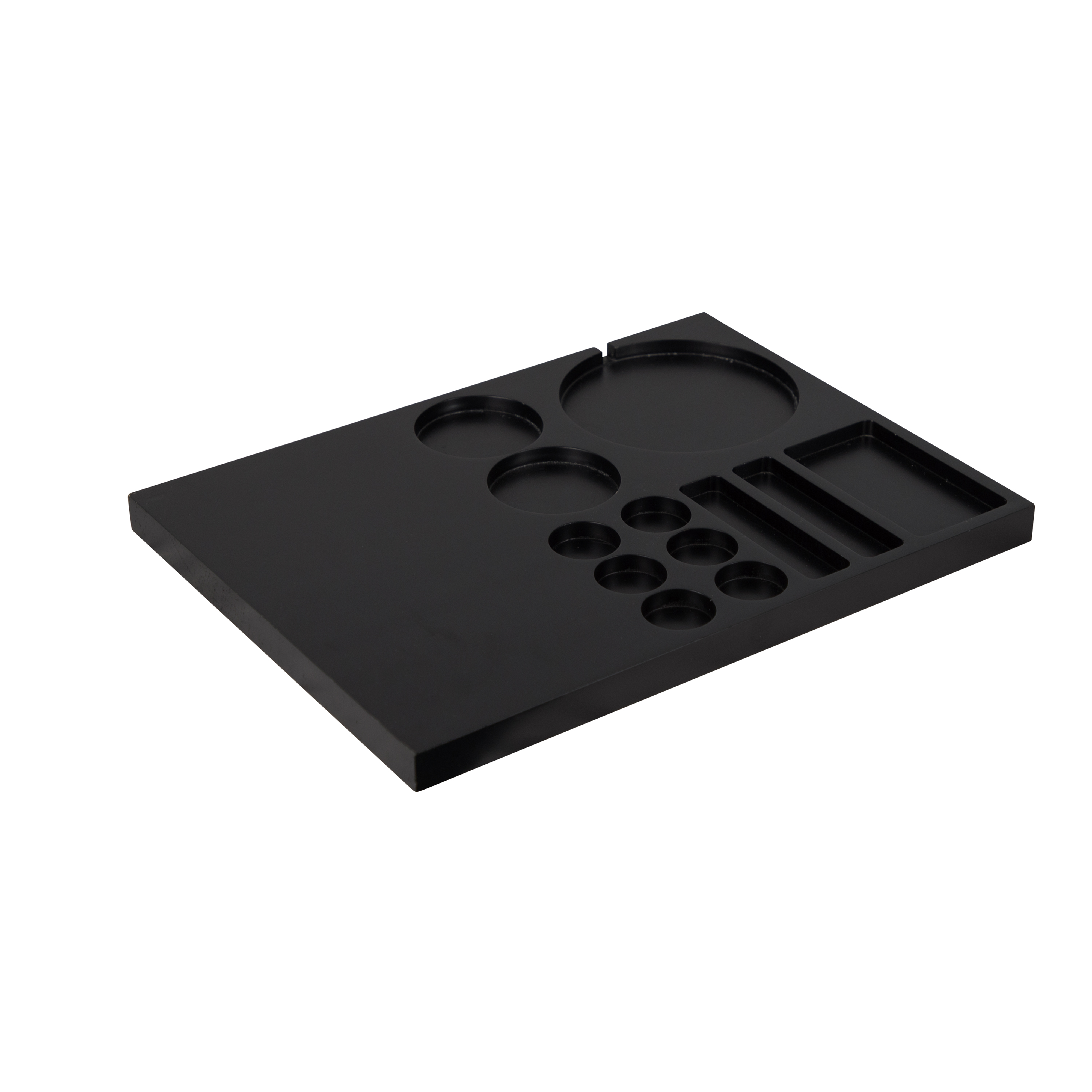 Beech Wood Kettle Tray - Black